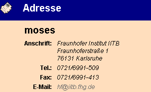 Adress-Information
